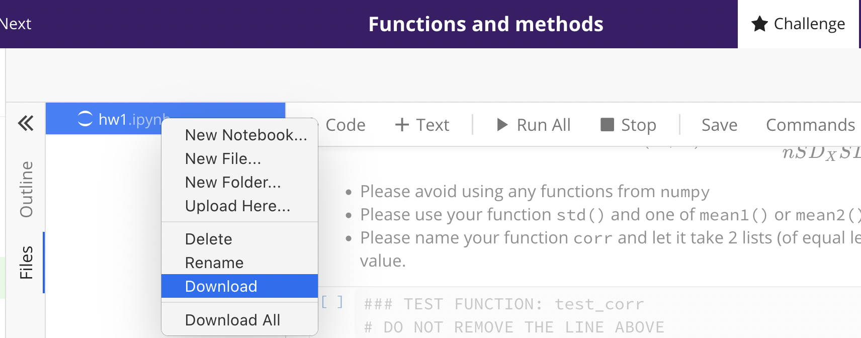 download Coding Challenge